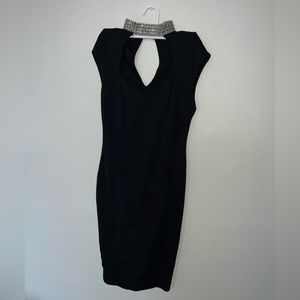Women’s Black Bodycon Midi Dress